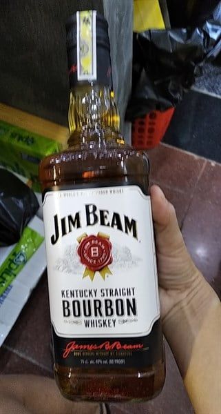 WI.WH -Bourbon Whisky Jim Beam 750ml ( Bottle )