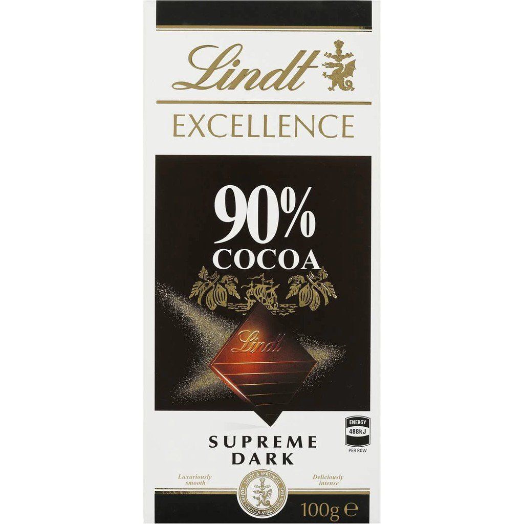 CH- Chocolate Lindt Excel Dark 90% Choco Tablet 100g T10