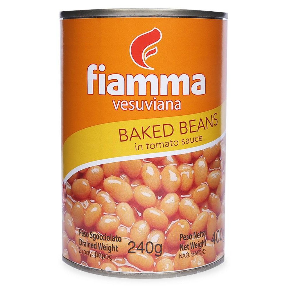 VET- Đậu xốt cà Fiamma 400g - Baked Beans In Tomato Sauce ( tin )