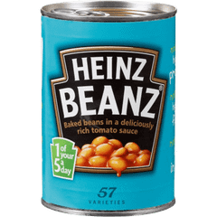VET- Baked Beans In Tomato Sauce Heinz Beanz 415g