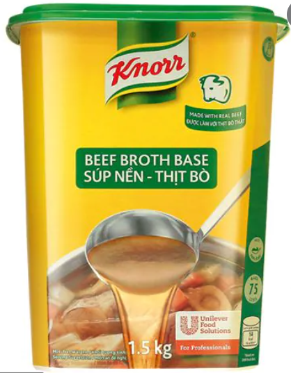 SD- Súp nền thịt bò Knorr 1.5Kg - Beef Broth Base ( box )