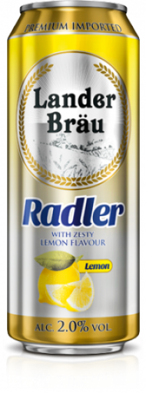 BBI-Beer Lander Brau Radler Lemon 500ml (Bottle)