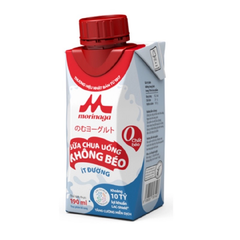 DY- Less Sugar Fat-Free Drinking Yogurt Morinaga 190ml