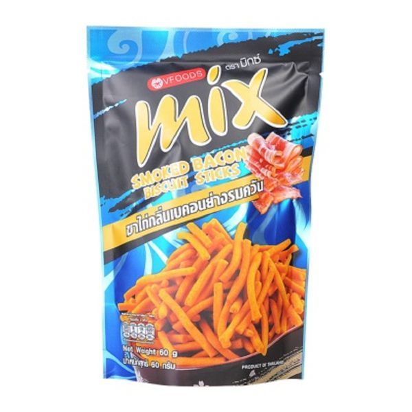 PC.S- Bánh que vị thịt xông khói - Biscuit Sticks Smoked Bacon Mix 60g (Gói)