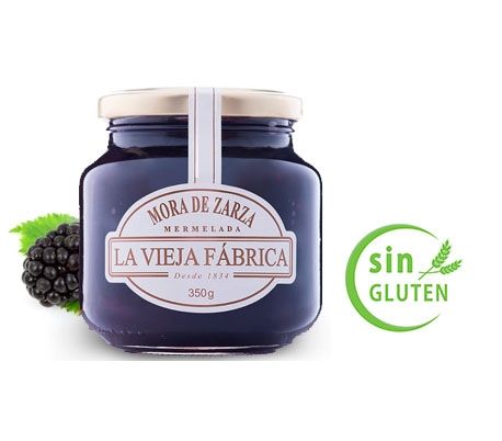 JA- Mứt mâm xôi đen La Vieja Fabrica 350g - Blackberry Jam ( jar )