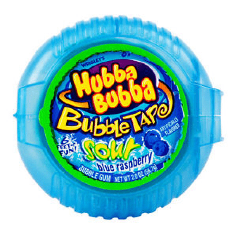 SN.CD- Bubble Sour Blue Raspberry Gum Hubba Bubba 56g T3