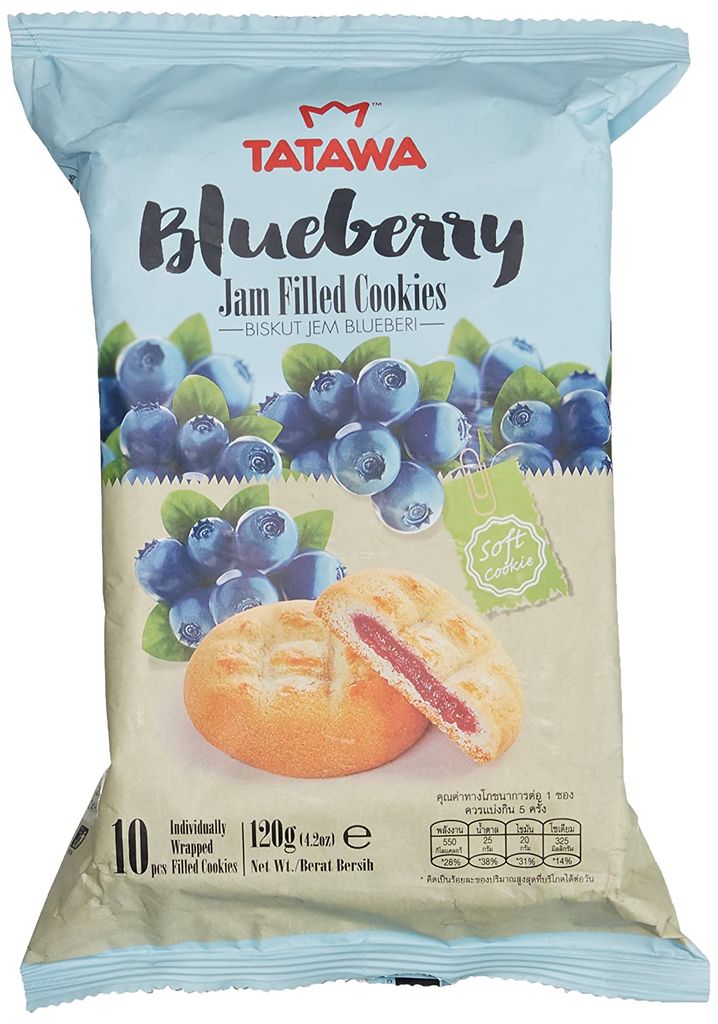 PC.B- Bánh quy vị việt quốc - Blueberry Cookies Tatawa 120g (pack)