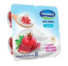 DY- Less Sugar Pomegranate Yogurt Vinamilk 100g T4
