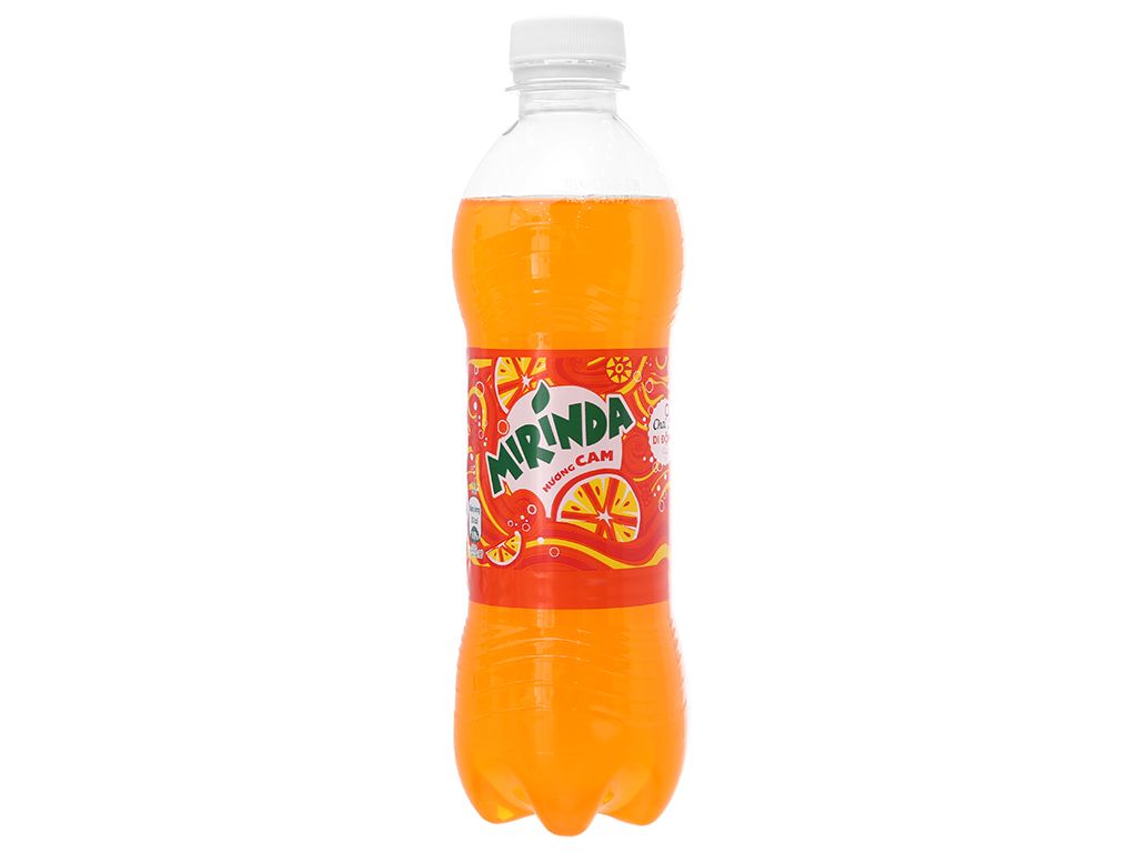 BS-Orange Flavour Mirinda 390ml (bottle)