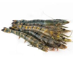 ME.F- Organic Black Tiger Shrimp Size 21/25 GolbalFoods 500g