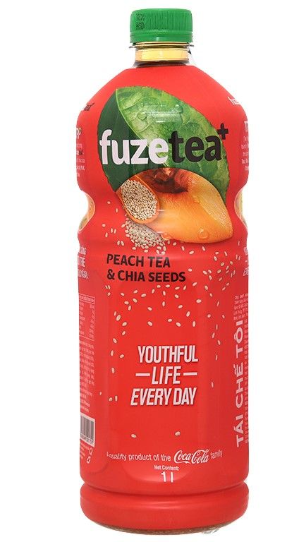 BW.S- Peach Tea & Chia Seeds Fuzetea 1L T3