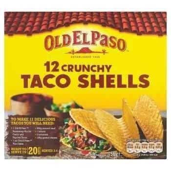 MW- Original Taco Shells Corn Old El Paso 135g T9