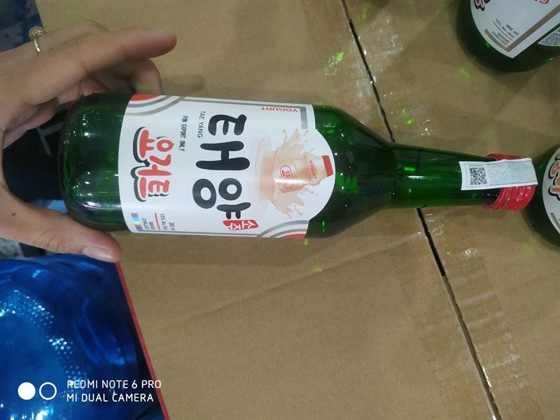 WI.KJ- Yogurt Soju Tae Yang 13% 360ml T5