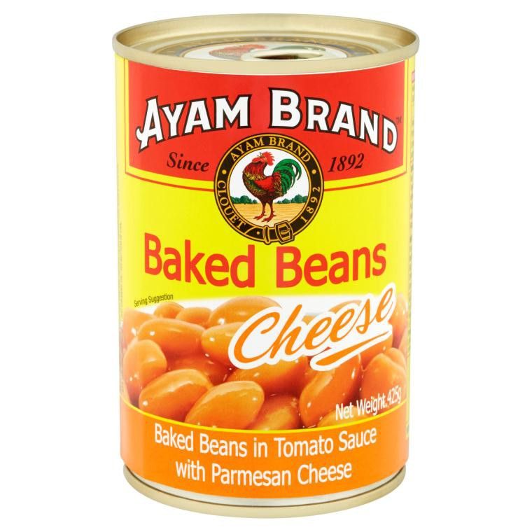 VET- Đậu xốt cà với phô mai Ayam Brand 425g - Baked Beans In Tomato Sauce With Cheese ( Tin )