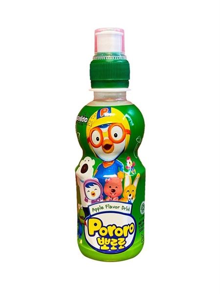 BW.J- Nước táo - Apple Flavor Drink Pororo 235ml ( Bottle )