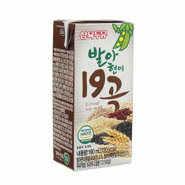 DA.M.N- sữa đậu nành 190ml - 19 Cereal Soy Milk Sahmyook 190ml ( box )