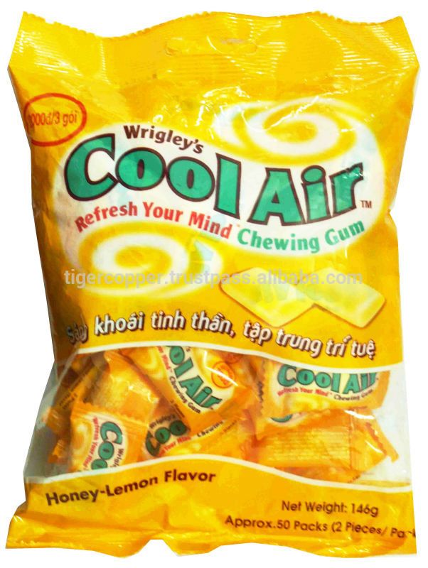 CD- Kẹo gum mật ong bạc hà Wrigley's Cool Air - Mint & Honey Wrigley's Cool Air (pack)