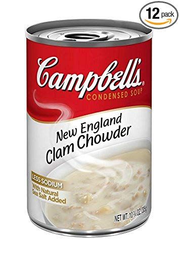 CDF- Súp nghêu Campbell 305g - New England Clam Chowder ( Tin )