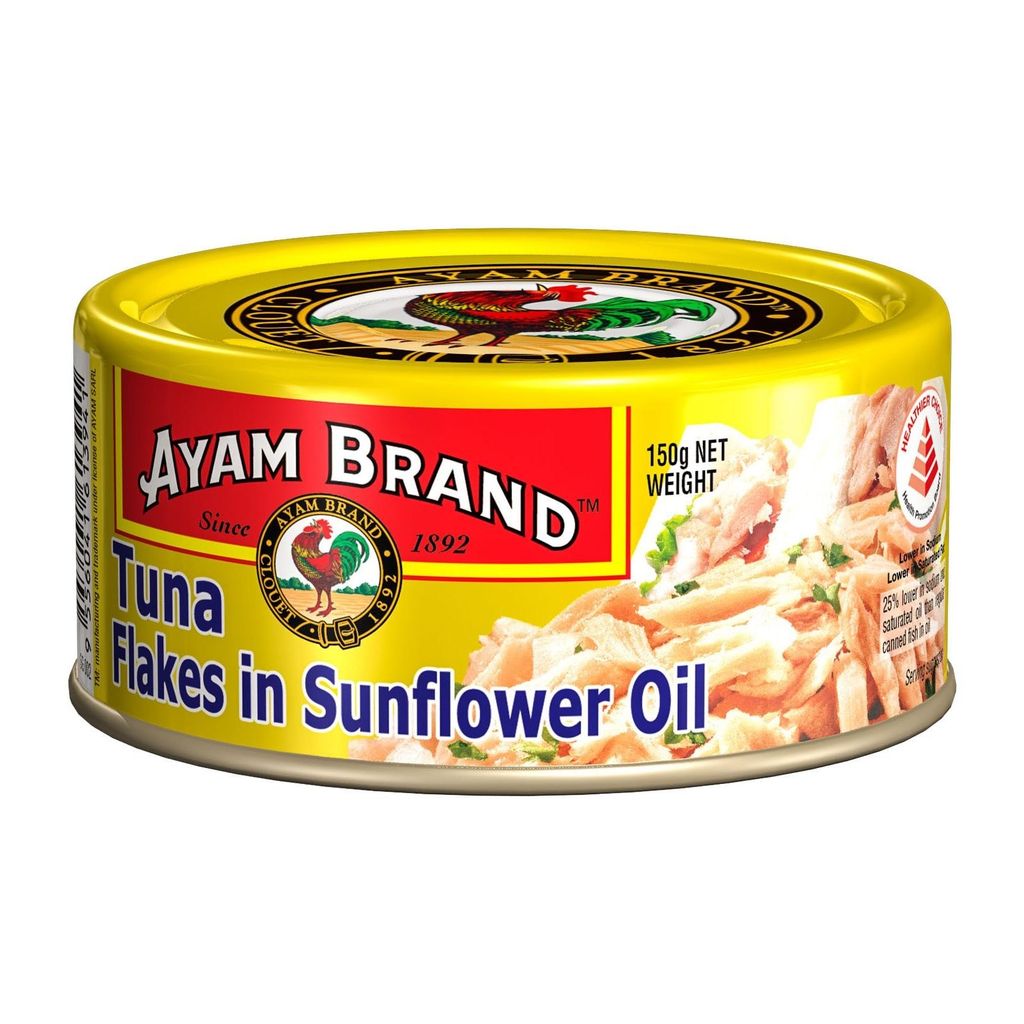 CDF- Cá ngừ ngâm dầu hướng dương - Tuna Flakes In Sunflower Oil 150g ( Tin )