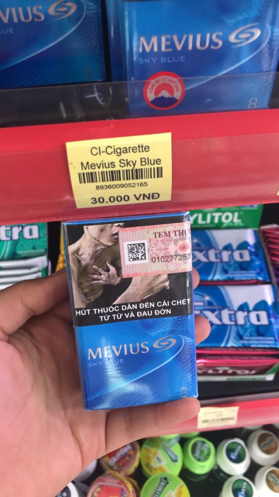 CI-Cigarette Mevius Sky Blue (pack)