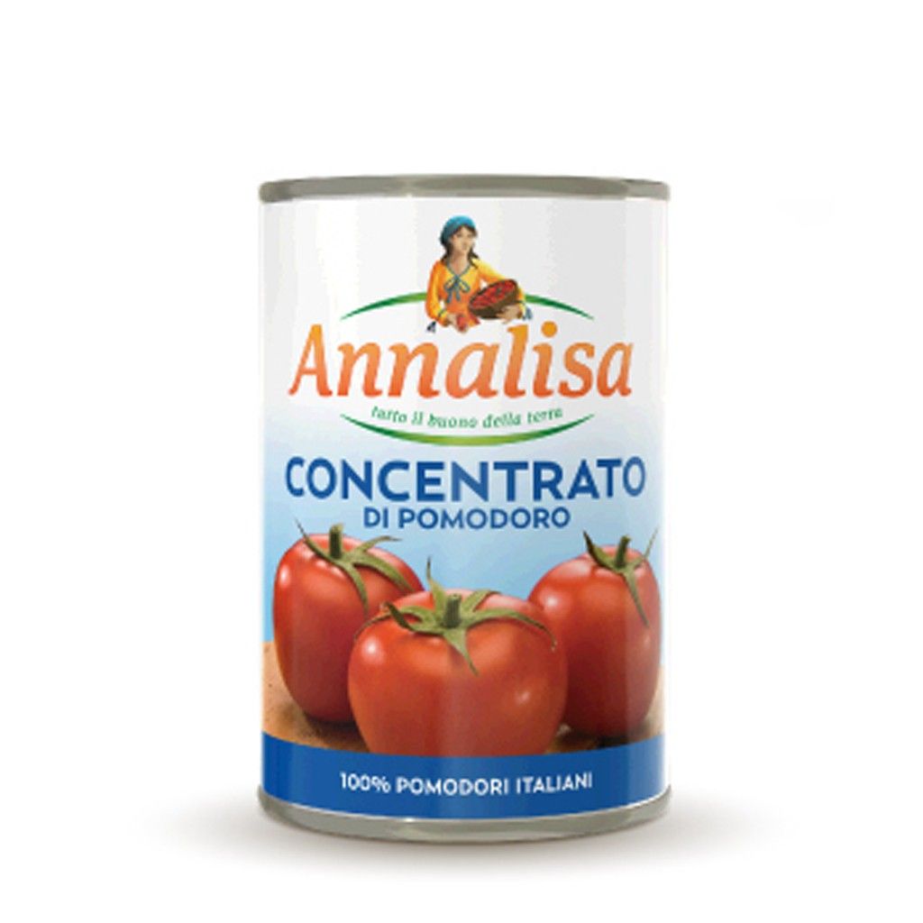 VET- Cà chua xay nhuyễn Concentrato Di Pomodoro Annalisa 400g ( tin )