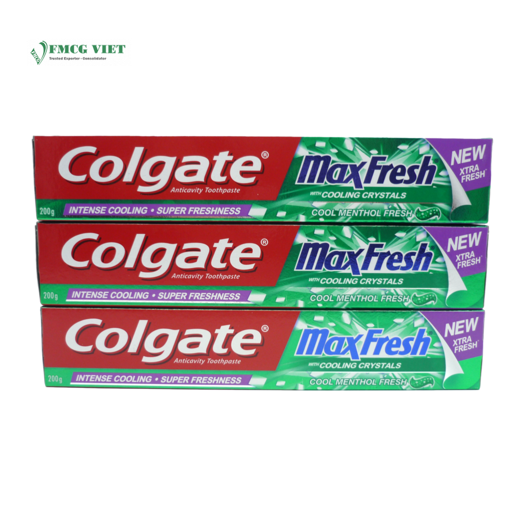 PU.P- Kem đánh răng Colgate mát lạnh - Cool Menthol Fresh Toothpaste Colgate 200g ( Box )