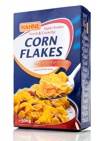 G- Ngũ cốc bắp - Corn Flakes Hahne 500g  (box)