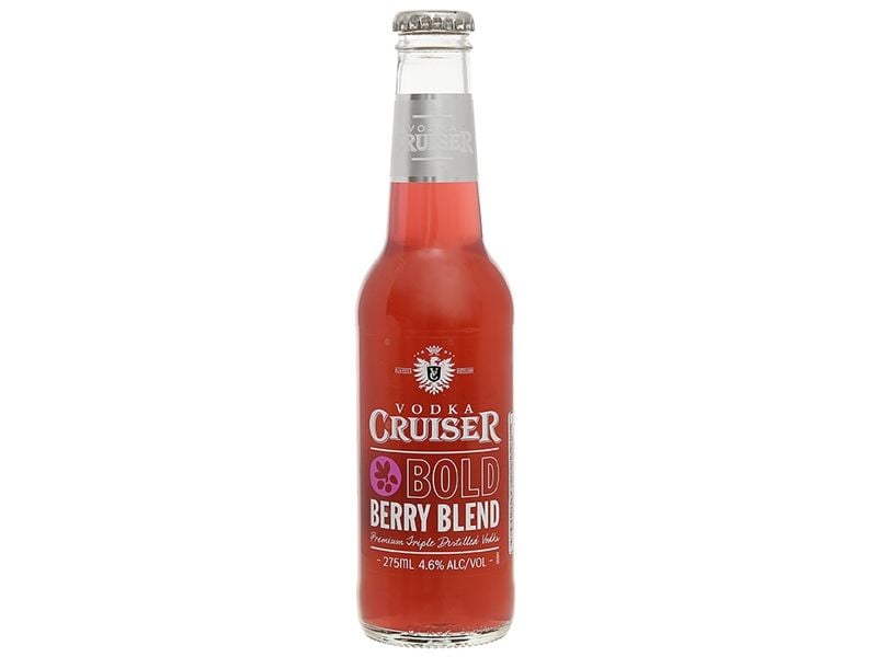 WI.V- Vodka Cruiser Bold Berry Blend 4.6% 275ml (Bottle)