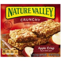 PC.WE- Thanh dinh dưỡng - Crunchy Granola Bars Nature Valley Apple 253g (box)