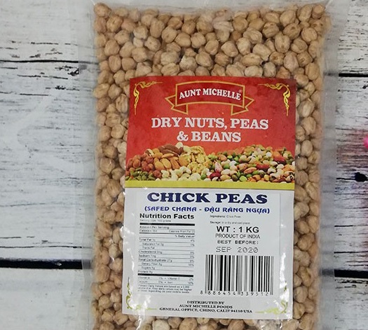 N- Đậu răng ngựa khô Aunt Michelle 1kg - Chick Peas ( Pack )