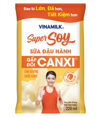 DA.M.N- Soymilk Super Soy Double Calcium Vinamilk 220ml