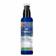 OI- Pure Premium Virgin Coconut Oil Vietcoco 130ml (Dạng vòi) T6