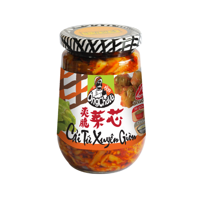 PK- Crispy Pickle Cabbage Sichuan Ông Chà Và 338g