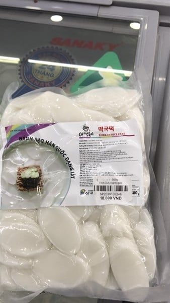PF- Korean Rice Cake Slices Kotokky 500g (GÓI XANH)