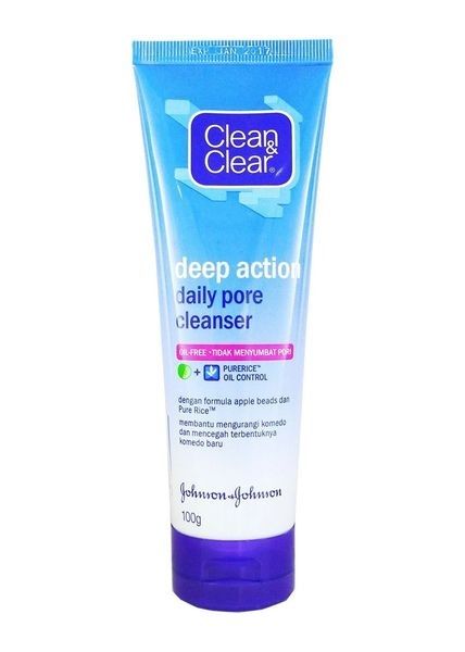 PU-Deep Action Daily Pore Cleanser Clean & Clear 100g (Bottle)