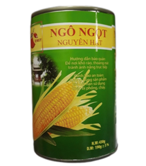 VET- Corn Kernels Tân mai 24x430g (ngô ngọt) T9