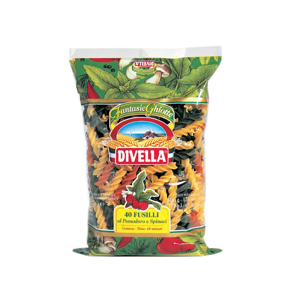 GR.P- 40 Fusilli Al Pomodoro E Spinaci Divella 500g T3