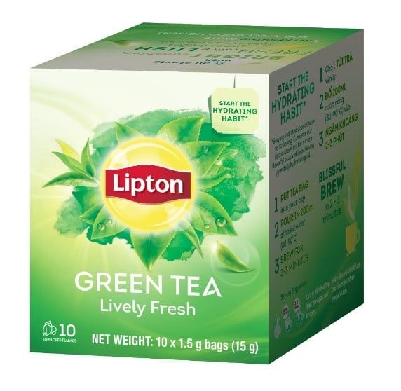TE- Green Tea Lively Fresh Lipton 15g T6