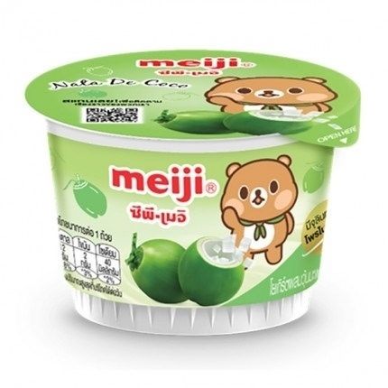 DY- Coconut Flavored Yogurt With Nata De Coco Meiji 90g T1