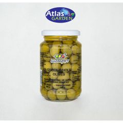PK-Đồ ngâm. Whole Green Olives Luxeapers 360g