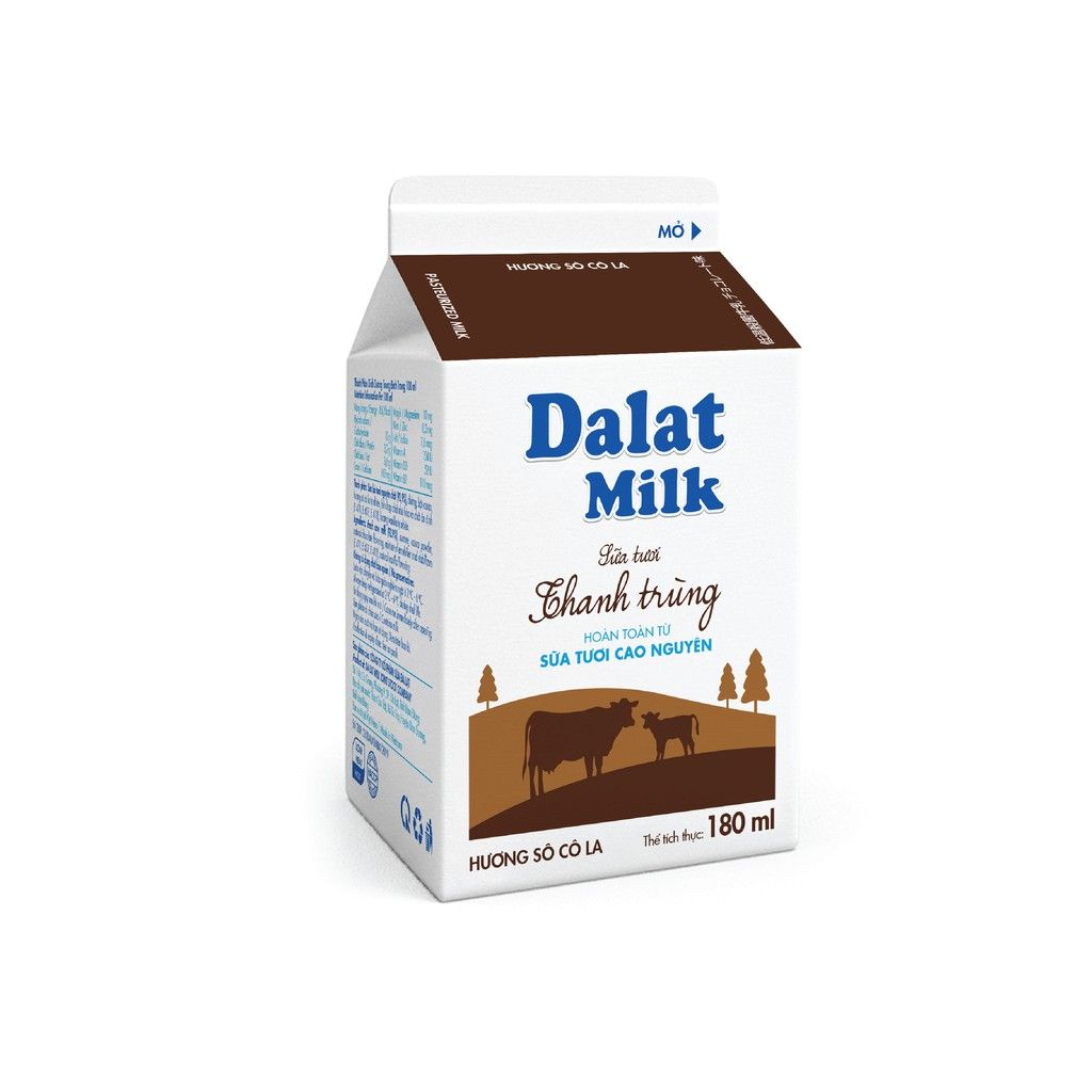 DA.M.N- Fresh Milk Pasteurized Chocolate Flavor DalaMilk 180ml T10