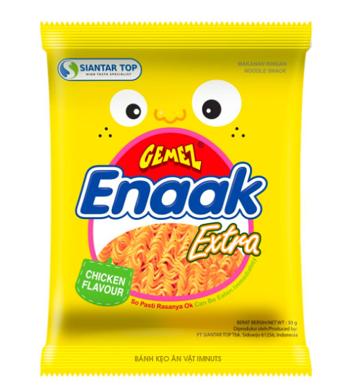 GR.NO- Baby Noodles Chicken Flavor Gemez Enaak 30g T3