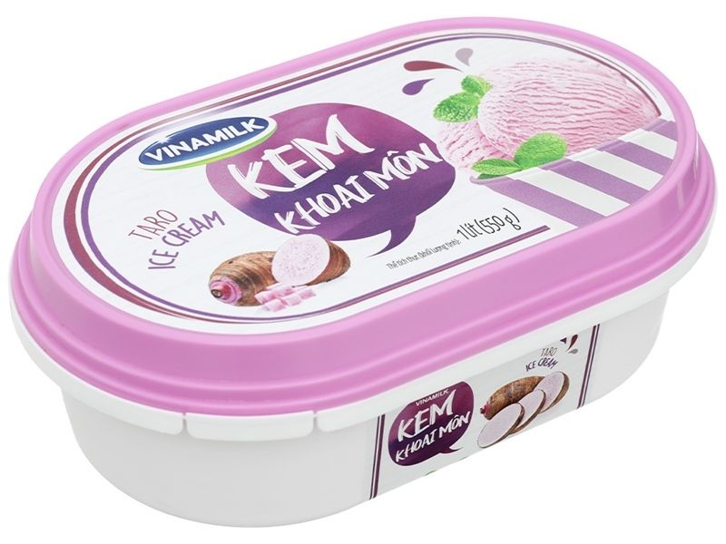 IC- Taro Ice Cream Vinamilk 1L T6