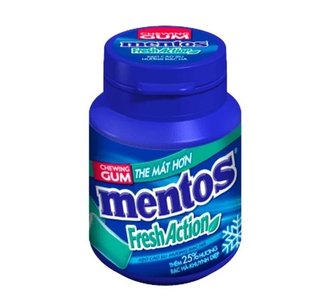 SN.CD- Chewing Gum Candy Fresh Action Mentos 56g T6