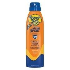 PU- Sun-sreen Spray Sport Ultra Clinically Proven Banana Boat SPF100 PA++++ 170g