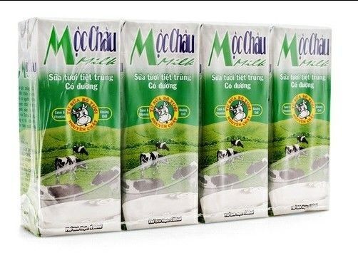 DA.M.F- Sữa tươi có đường Mộc Châu 180ml - Sweetened UHT Fresh Milk Mộc Châu 180ml ( box )