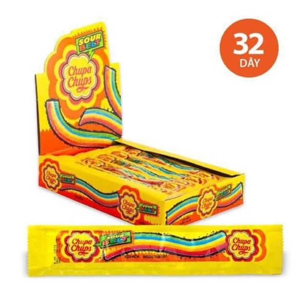 SN.CD- Fruits Flavor Soft Candy Chupa Chup Sour Belt 7g