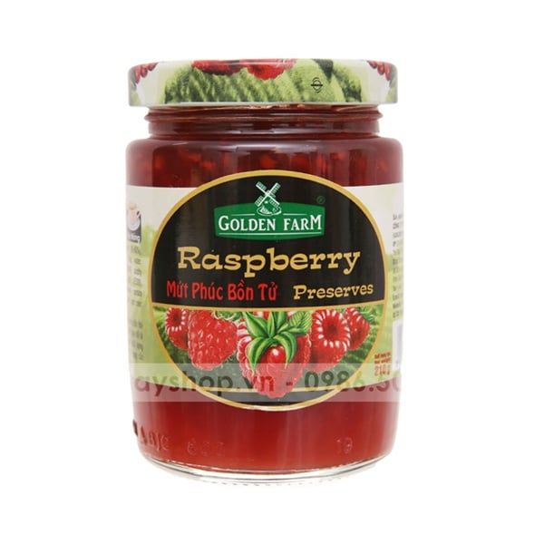 JA- Preserves Raspberry Jam Golden Farm 210