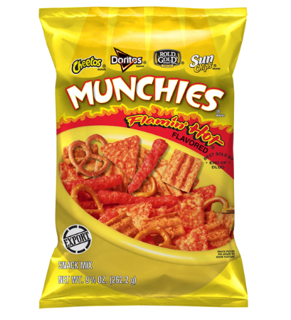 SN- Flamin Hot Flavored Snack Mix Munchies 262.2g T6