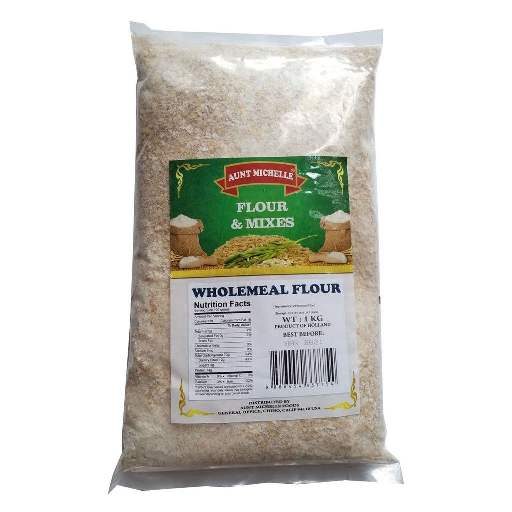 FL- Bột nguyên cám Aunt Michelle 1Kg - Wholemeal Flour (Pack)